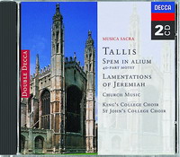 泰利斯:四十聲部經文歌＆耶利米悲歌等