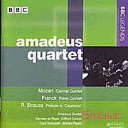 豎笛五重奏、鋼琴四重奏