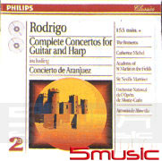 羅德利果:吉他與豎琴協奏曲全集(ph巧裝2CD172)