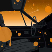 在星星降臨的夜晚