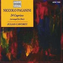 長笛吹奏帕格尼尼24首小提琴奇想曲