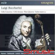 鮑凱利尼:大提琴協奏曲＆大提琴奏鳴曲＆長笛五重奏＆聖母悼(VIVARTE 古樂套裝系列4)(4CD)