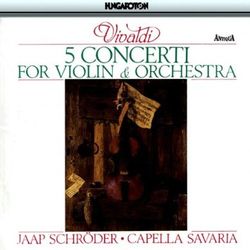 韋瓦第:五首小提琴協奏曲