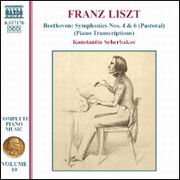 (naxos經典)鋼琴音樂作品集(第19集)-(貝多芬)交響曲四＆六號(鋼琴版)(NA2166)