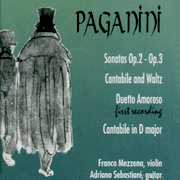 帕格尼尼：小提琴與吉他奏鳴曲3