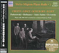 (naxos歷史錄音)珍貴Welte-Mignon紙捲錄音鋼琴作品(第一集)