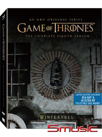 冰與火之歌：權力遊戲-第八季 (UHD+BD 六碟鐵盒限定版)