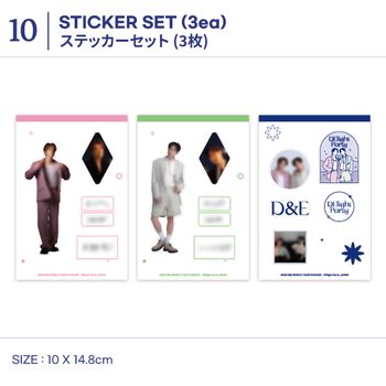 [DElight Party IN TOKYO]-貼紙組(日本進口)