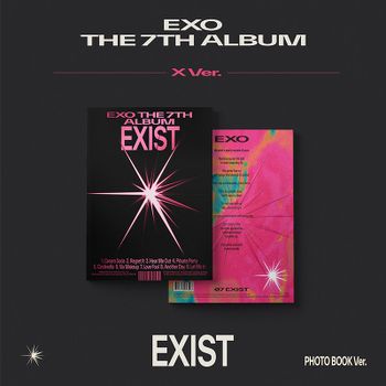 (黑色/X版)第七張正規專輯「EXIST(Photo Book Ver.)」(韓國進口版)
