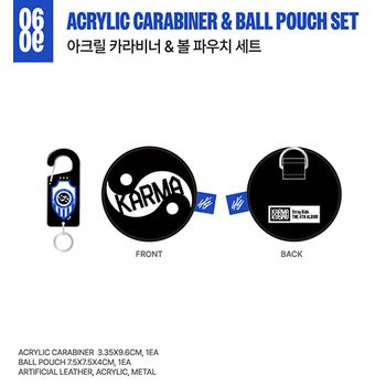 [KARMA POP-UP]-壓克力登山扣&收納包組(韓國進口)