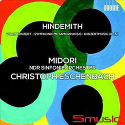 亨德密特：小提琴協奏曲＆交響的變形＆弦樂與銅管的協奏音樂