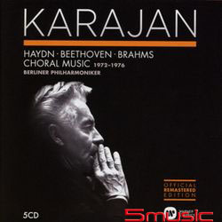 卡拉揚逝世25週年紀念〈十〉卡拉揚指揮合唱曲與人聲音樂〈二〉 1972-1976 (5CD)