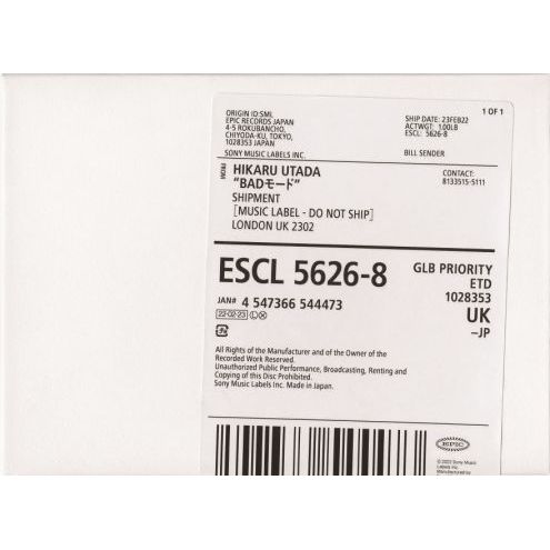 BAD MODE(日本進口初回生產限定CD+DVD+BD盤)