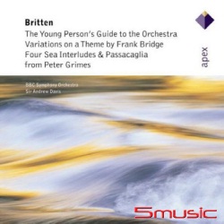 布瑞頓：青少年管弦樂入門＆法蘭克‧布里奇主題變奏＆四首海的前奏曲＆帕沙加利亞舞曲》》(古典萬神殿)