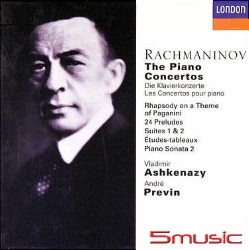 拉赫曼尼諾夫:鋼琴作品集(協奏曲1-4號＆前奏曲＆雙鋼琴作品)