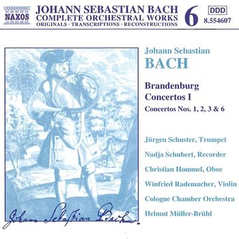 巴哈:布蘭登堡協奏曲集 第一集