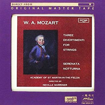 莫札特嬉遊曲＆小夜曲(XRCD 24 bit)