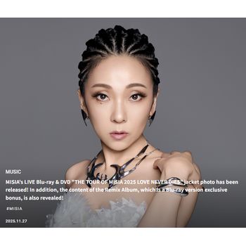 THE TOUR OF MISIA 2025 LOVE NEVER DIES(Blu-ray+CD)