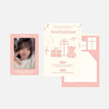 [ARTIST BIRTHDAY-SEULGI]-派對卡片(韓國進口)