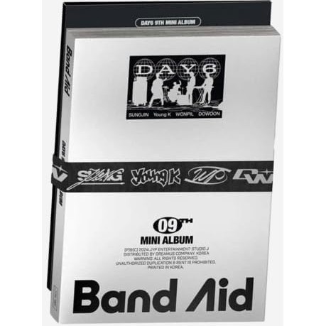 (黑色/ROCK BAND版)第九張迷你專輯「Band Aid」(韓國進口版)