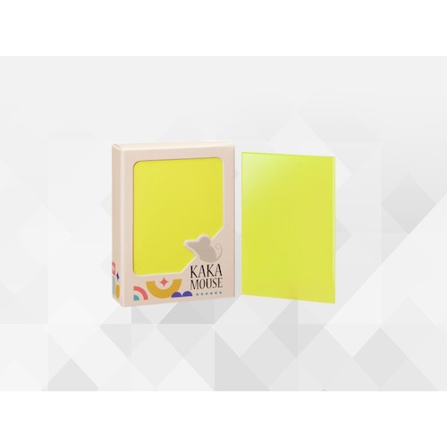 鼠卡卡 磨砂卡套(馬卡龍 黃) 66*91mm