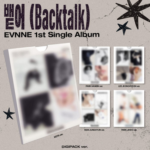 (隨機版)第一張單曲「Backtalk(DIGIPACK ver.)」(韓國進口版)
