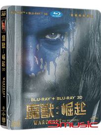 魔獸：崛起-(2D+3D雙碟限量鐵盒版 BD)