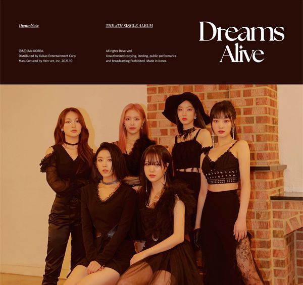 第四張單曲「Dreams Alive」(韓國進口版)