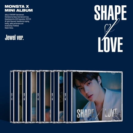 (隨機版)第十一張迷你專輯「SHAPE of LOVE(Jewel Ver.)」(韓國進口版)