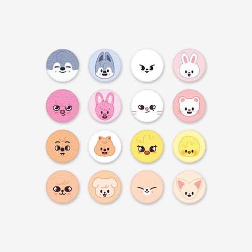 [SKZ 5`CLOCK]-SKZOO隨機徽章(韓國進口)