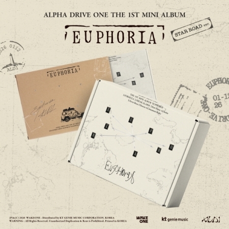 第一張迷你專輯「EUPHORIA(STAR ROAD ver.)」(韓國進口版)