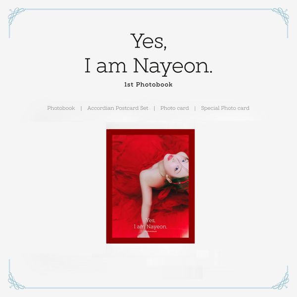 (一般/紅色版)Yes, I am Nayeon.寫真書(韓國進口)