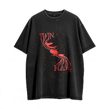 「雙生火焰TWIN FLAME」官方周邊 T恤-L