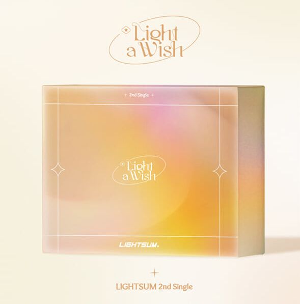 第二張單曲「Light a Wish」(韓國進口Wish版)