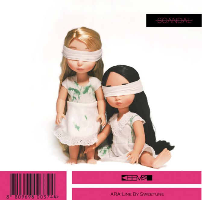 第一張專輯「SCANDAL」(韓國進口版)