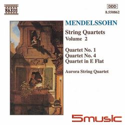 孟德爾頌:第1、4號絃樂協奏曲／降E大調四
