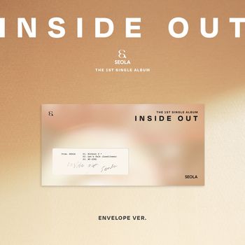 (官網版)第一張單曲「INSIDE OUT(ENVELOPE VER.)」(韓國進口版)