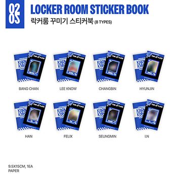 [KARMA POP-UP]-LOCKER ROOM貼紙書(韓國進口)