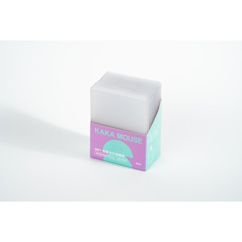 鼠卡卡 透明附膜卡片收納夾 豎入25片 70*100mm