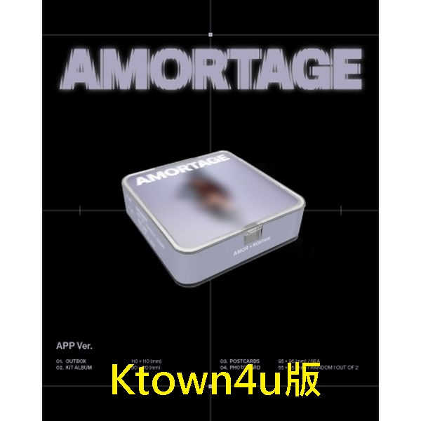 (Ktown4u/APP版)迷你專輯「AMORTAGE」(韓國進口KIT智能卡)