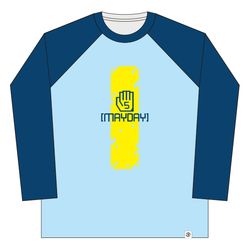 [Re: Live] 十萬青年自選復刻藍T(七分袖棒球T)-L