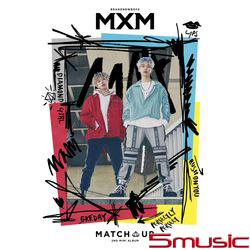 第二張迷你專輯「MATCH UP」(韓國進口台灣獨占贈品盤M版)(白塗鴉版)