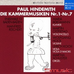 亨德密特:室內樂作品集第1-7號(復刻珍藏46)