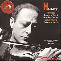 布魯赫:小提琴協奏曲1號＆蘇格蘭幻想曲＆魏歐當:小提琴協奏曲5號