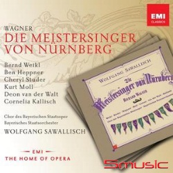 華格納：紐倫堡的名歌手  4CD( EMI歌劇帝國)