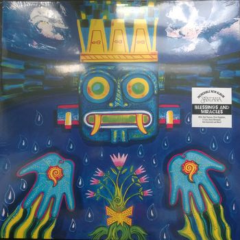 Blessings and Miracles(blue + yellow splatter viny