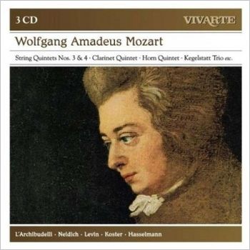 莫札特室內樂作品集：音樂玩笑&豎笛五重奏&法國號五重奏&單簧管三重奏&弦樂五重奏&第三＆四號 等(V