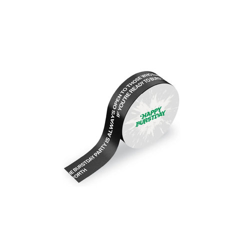 [HAPPY BURSTDAY POP-UP]-字樣緞帶