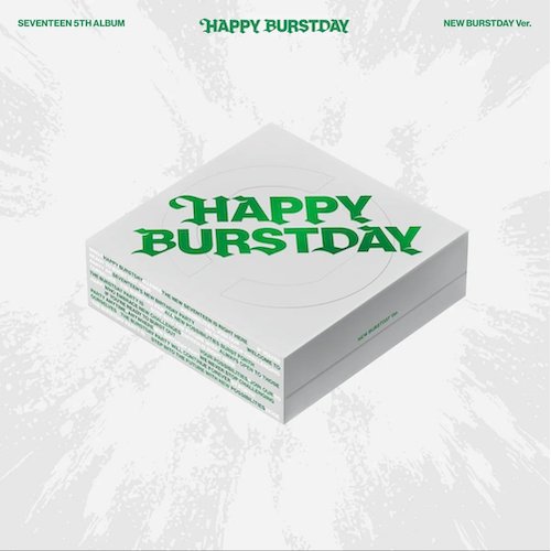 (NEW BURSTDAY版/白色)第五張正規專輯「HAPPY BURSTDAY」(韓國進口版)
