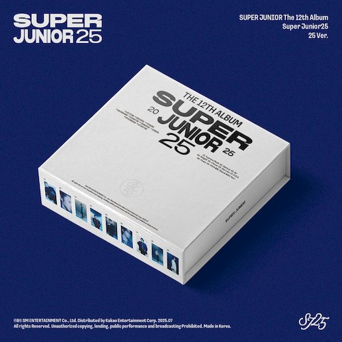 第十二張正規專輯「SUPER JUNIOR25(25 VER.)」(韓國進口版)